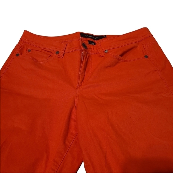 Calvin Klein pink/orange Skinny Crop  Jeans pants - Picture 9 of 11